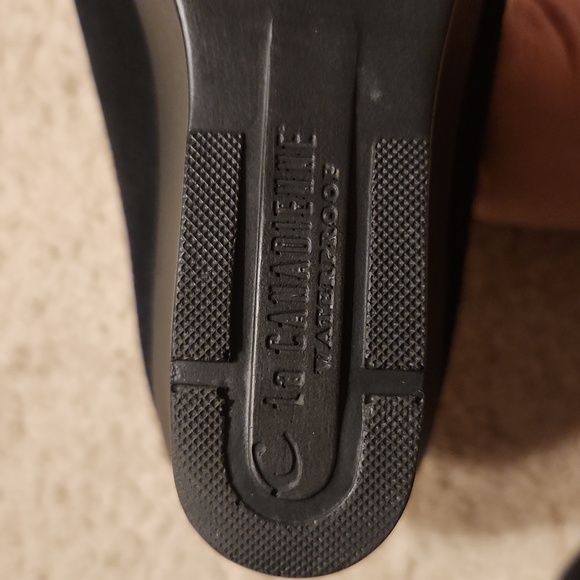 La Canadienne Black Shearling Suede Shoes Sz. 7.5 to 8 - Picture 5 of 7